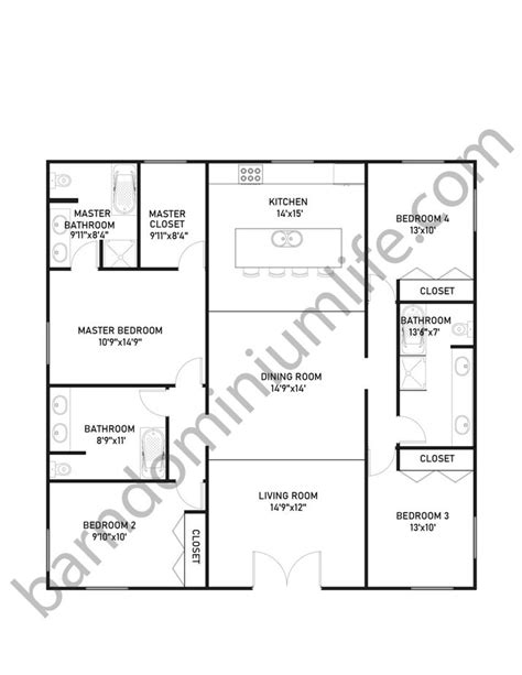 40x40 metal building house plans|40x40 barndominium plans.